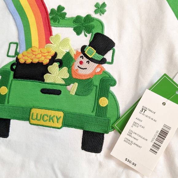 NWT Gymboree Toddler St. Patricks Day t-shirt, 3T - Picture 3 of 4